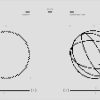 Illustration depicting classical binary bit and quantum qubit states in superposition and binary.